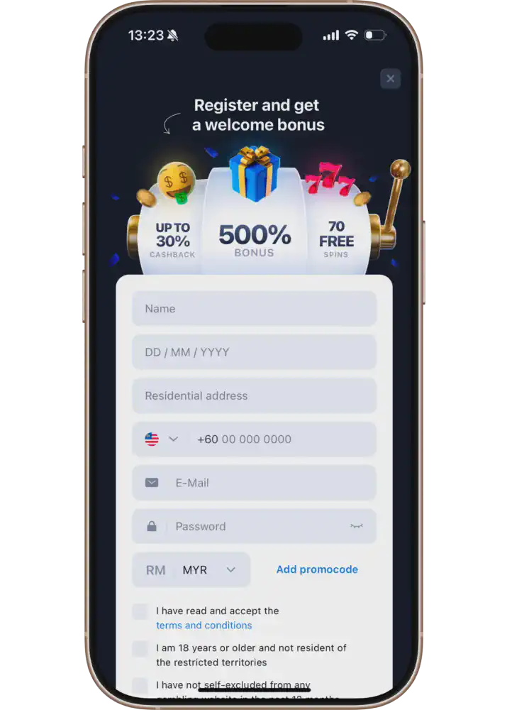 Register at 1win